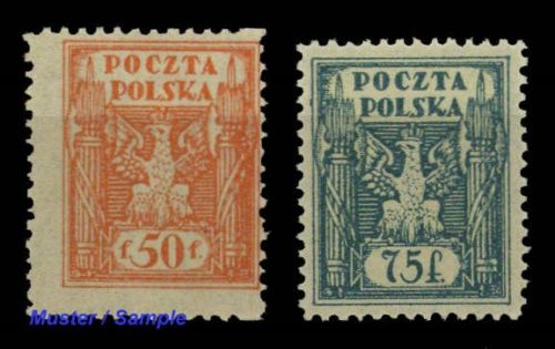 1922, Ost-Oberschlesien Reguläre Ausgabe, 5+6, **