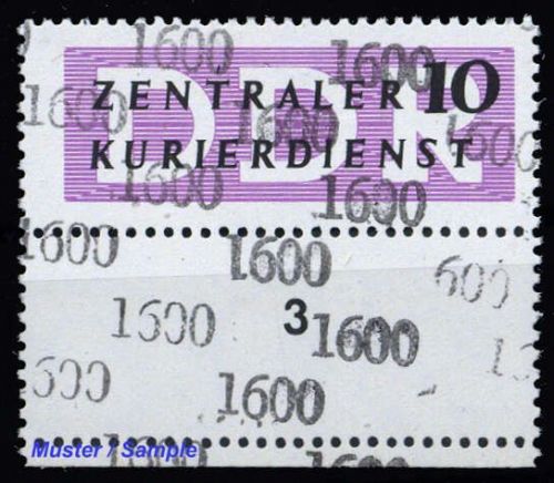 1957, DDR Verwaltungspost B Zentraler Kurierdienst, 14 LF, **