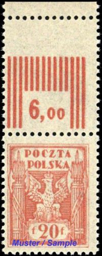 1922, Ost-Oberschlesien Reguläre Ausgabe, 3 OR L, **