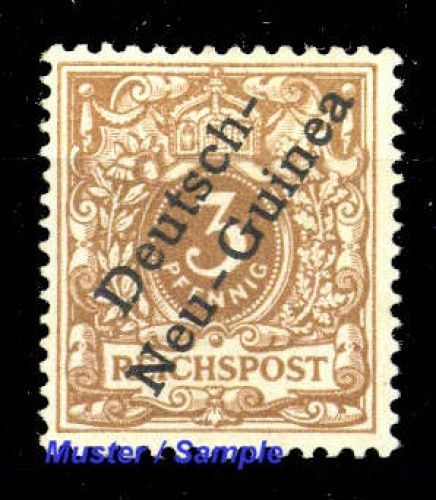1897, Deutsche Kolonien Neuguinea, 1 b, *
