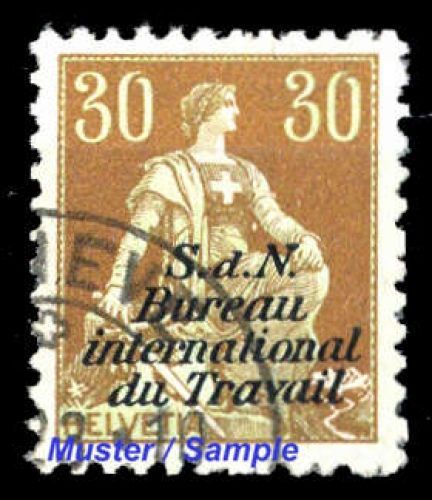 1923, Schweiz Internationale Arbeitsamt BIT, 5, cto