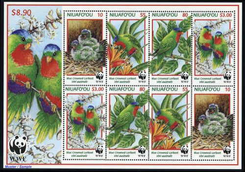 1998, Niuafoou Inseln, 326-29 KB, **