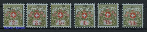 1911, Schweiz, P 2-7 I, **