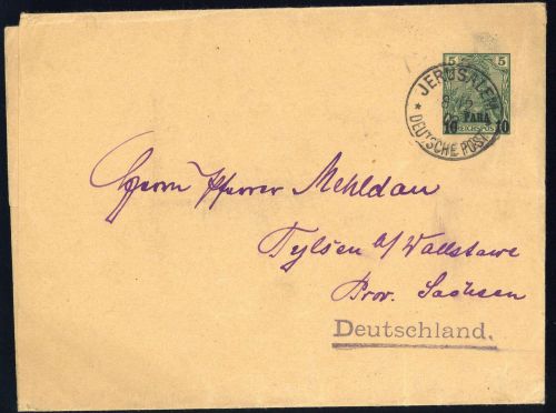 1902, Deutsche Auslandspost Türkei, S 2, Brief