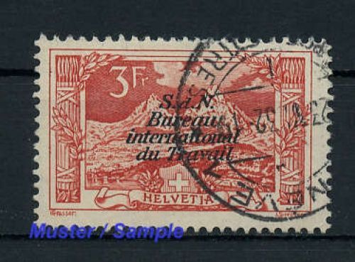 1923, Schweiz Internationale Arbeitsamt BIT, 12, cto