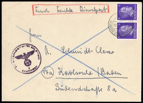 1941, Deutsche Besetzung II. WK Ostland, 5 (2), Brief