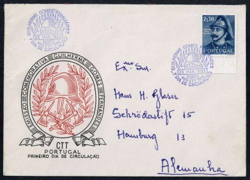1953, Portugal, 810, FDC