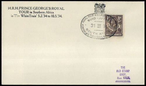 1925, Nord Rhodesien, 2, Brief