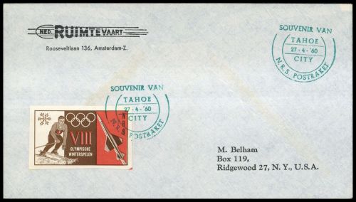 1960, Luftfahrt,Raketenpost,allgemein, Brief