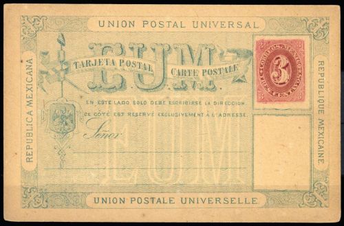 1882, Mexiko, P 3 I, Brief