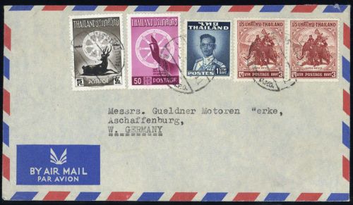 1951, Thailand, 315 (2) u.a, Brief