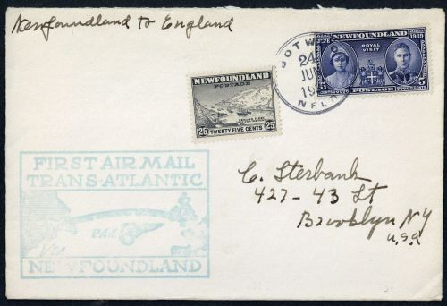 1939, Neufundland, Brief