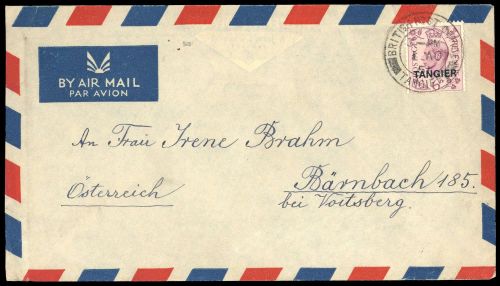 1949, Tanger Britische Post, 36, Brief