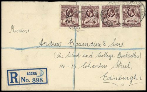 1928, Goldküste, 89 (4), Brief
