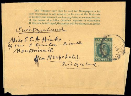 1903, Jamaica, S 2, Brief