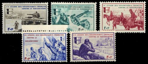 1942, Deutsche Besetzung II. WK Französische Legion, VI-X, **