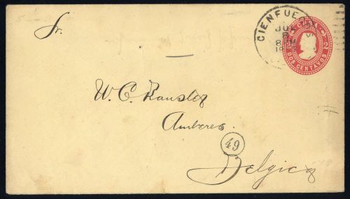 1900, Cuba, U 9 b, Brief