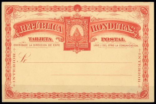 1890, Honduras, P 5, Brief