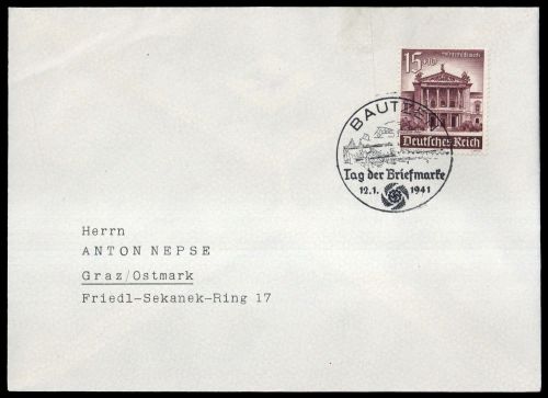 Postgeschichte,Tag der Briefmarke,Deutschland bis 1945, Brief