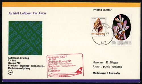 1977, Singapur, Brief