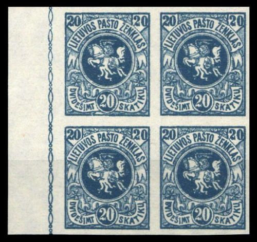 1919, Litauen, 52 U (4), **