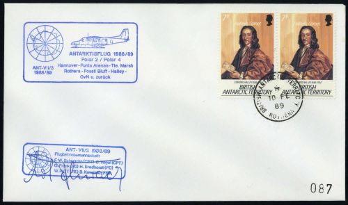 1986, Britische Gebiete in der Antarktis, 132 (2), Brief