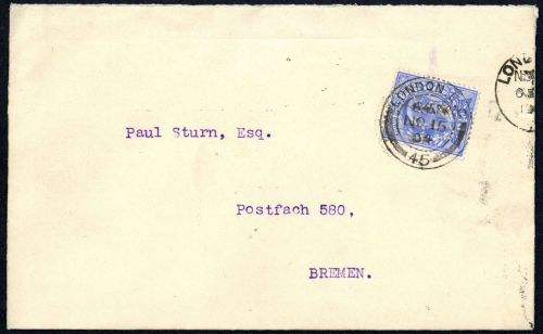 1904, Grossbritannien, 107, Brief