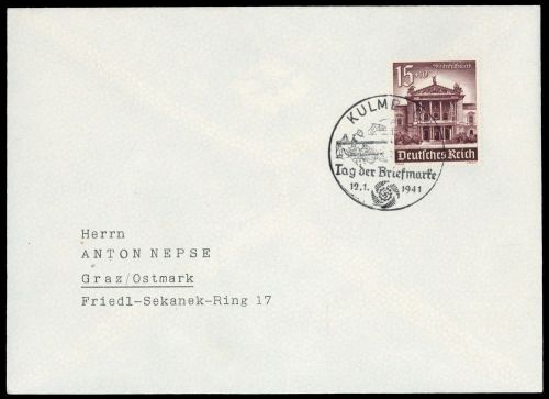Postgeschichte,Tag der Briefmarke,Deutschland bis 1945, Brief