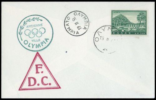 1961, Sport u. Spiel,Olympia Sommerrspiele 1952-1968,, GR 754, FDC