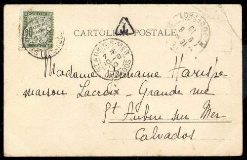 1910, Frankreich, P 35, Brief