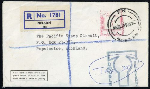 1967, Neuseeland, 471, Brief