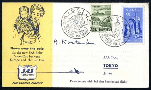 1957, Norwegen, 384, 403, Brief