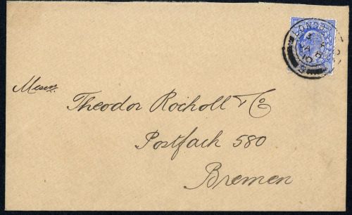 1910, Grossbritannien, 107, Brief