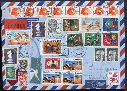 1972, Australien, 448 (3) u.a., Brief