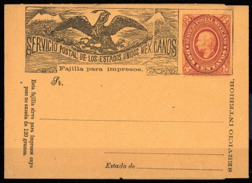 1886, Mexiko, P 1 I, Brief