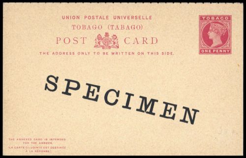 1884, Tobago, P 6 SP, Brief