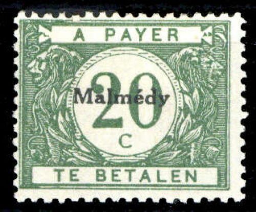 1920, Belgische Besatzung in Malmedy, P 3, *