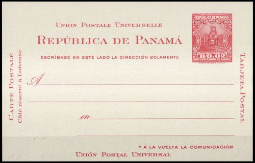 1921, Panama, P 13, Brief