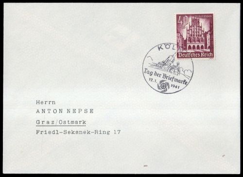 Postgeschichte,Tag der Briefmarke,Deutschland bis 1945, Brief