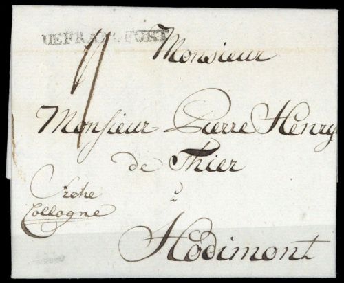 Altdeutschland Thurn und Taxis, Brief