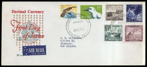 1966, Nauru, 66 u.a, FDC