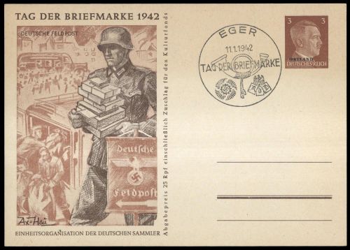 1942, Deutsche Besetzung II. WK Ostland, P 3/02, Brief