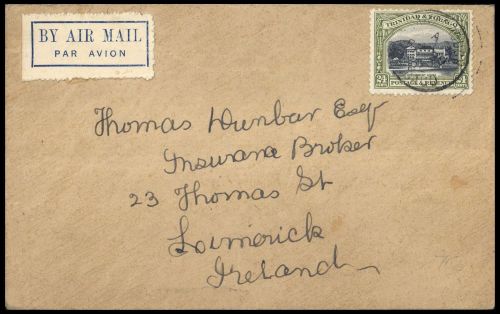 1925, Tobago, 121 A, Brief