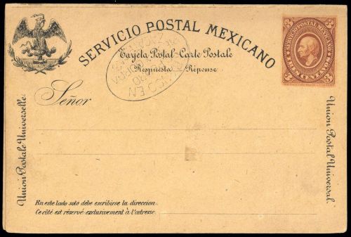 1885, Mexiko, P 15, Brief