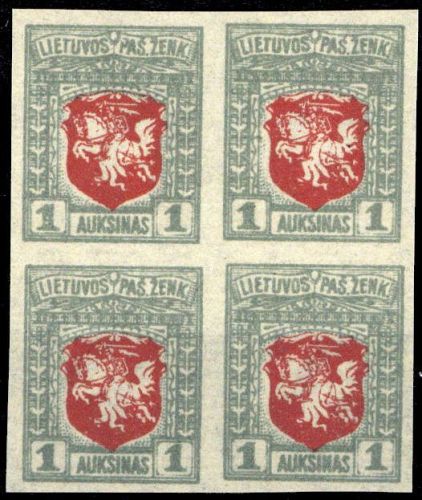 1919, Litauen, 58 U (4), **