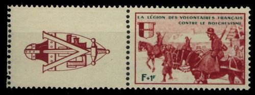 1942, Deutsche Besetzung II. WK Französische Legion, VIII ZF, **