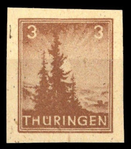 1945, SBZ Thüringen, 92 Y U, **