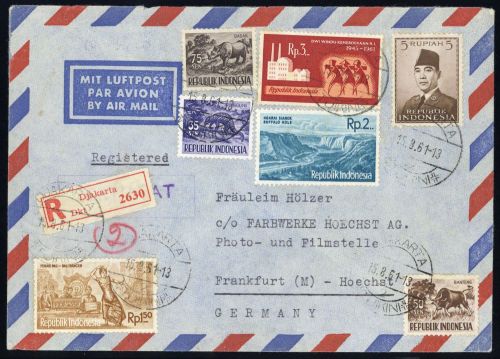 1961, Indonesien, 298-99 u.a, Brief