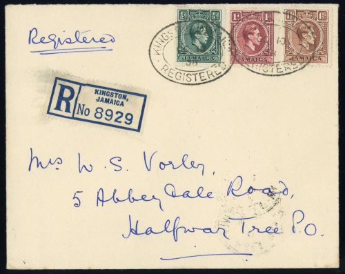 1938, Jamaica, 118 u.a., Brief