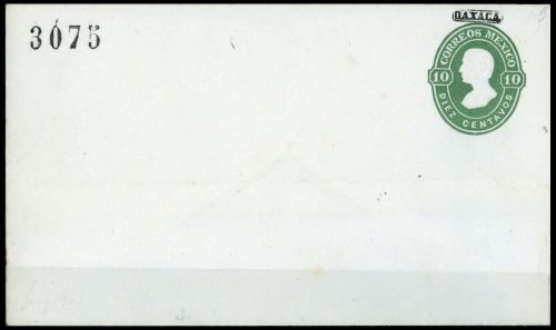 1883, Mexiko, U (16), Brief